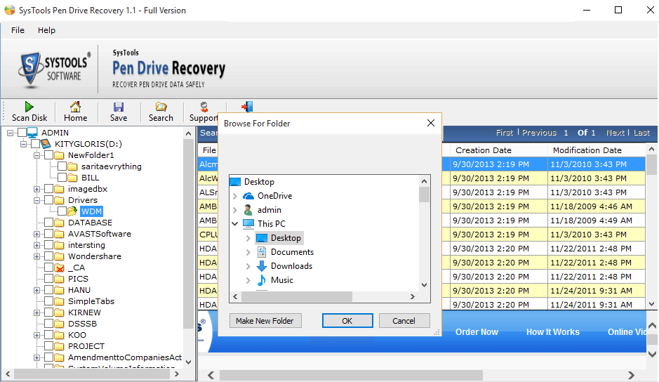 How to recover deleted data of USB