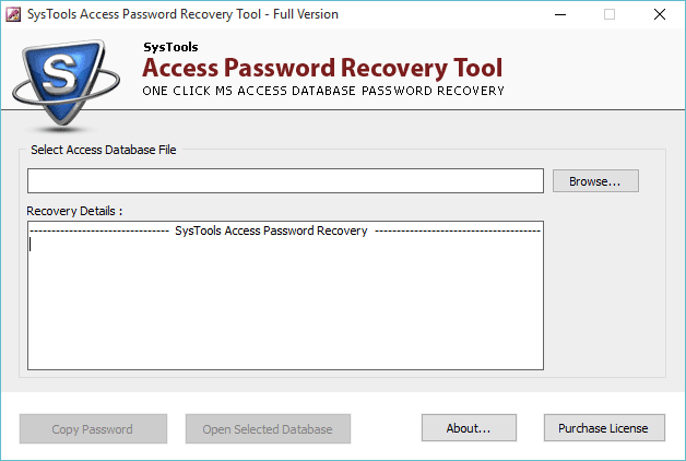 access password recovery tool