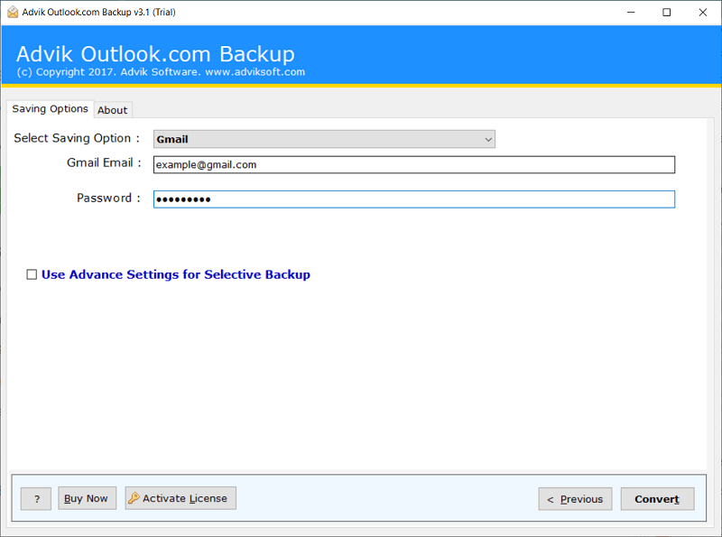 how do i transfer all emails from outlook 365 to gmail