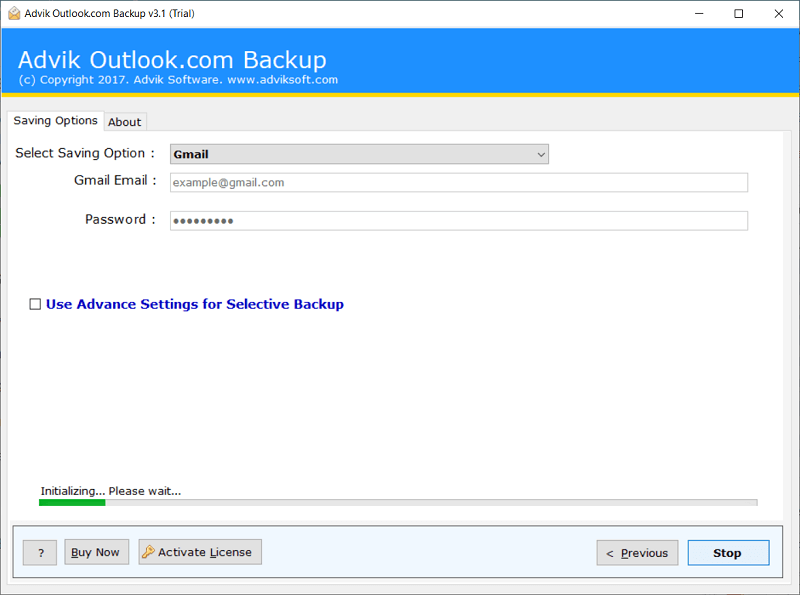 export outlook 365 emails to gmail